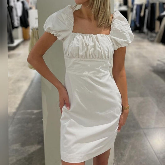 NMPAXTON Dress - Bright White